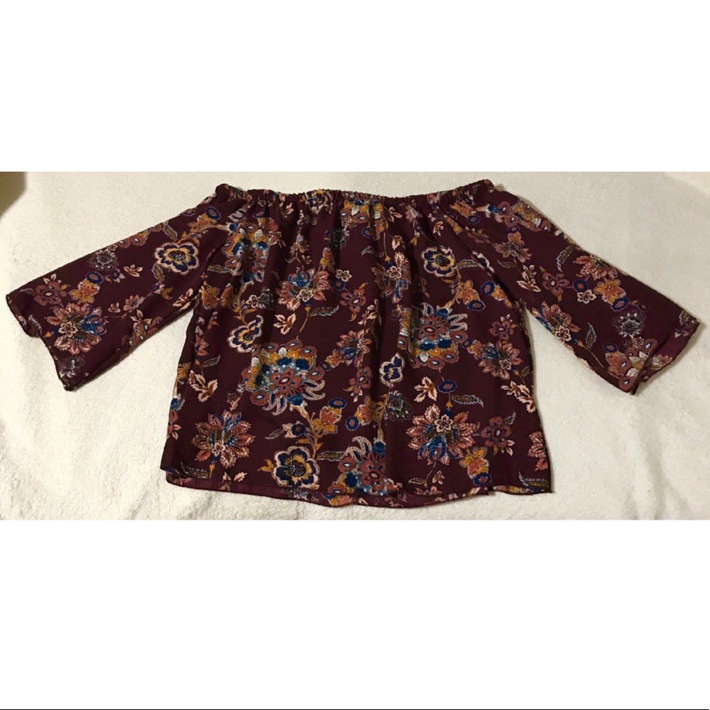Ambiance Off-The-Shoulder Women’s Flowy Top